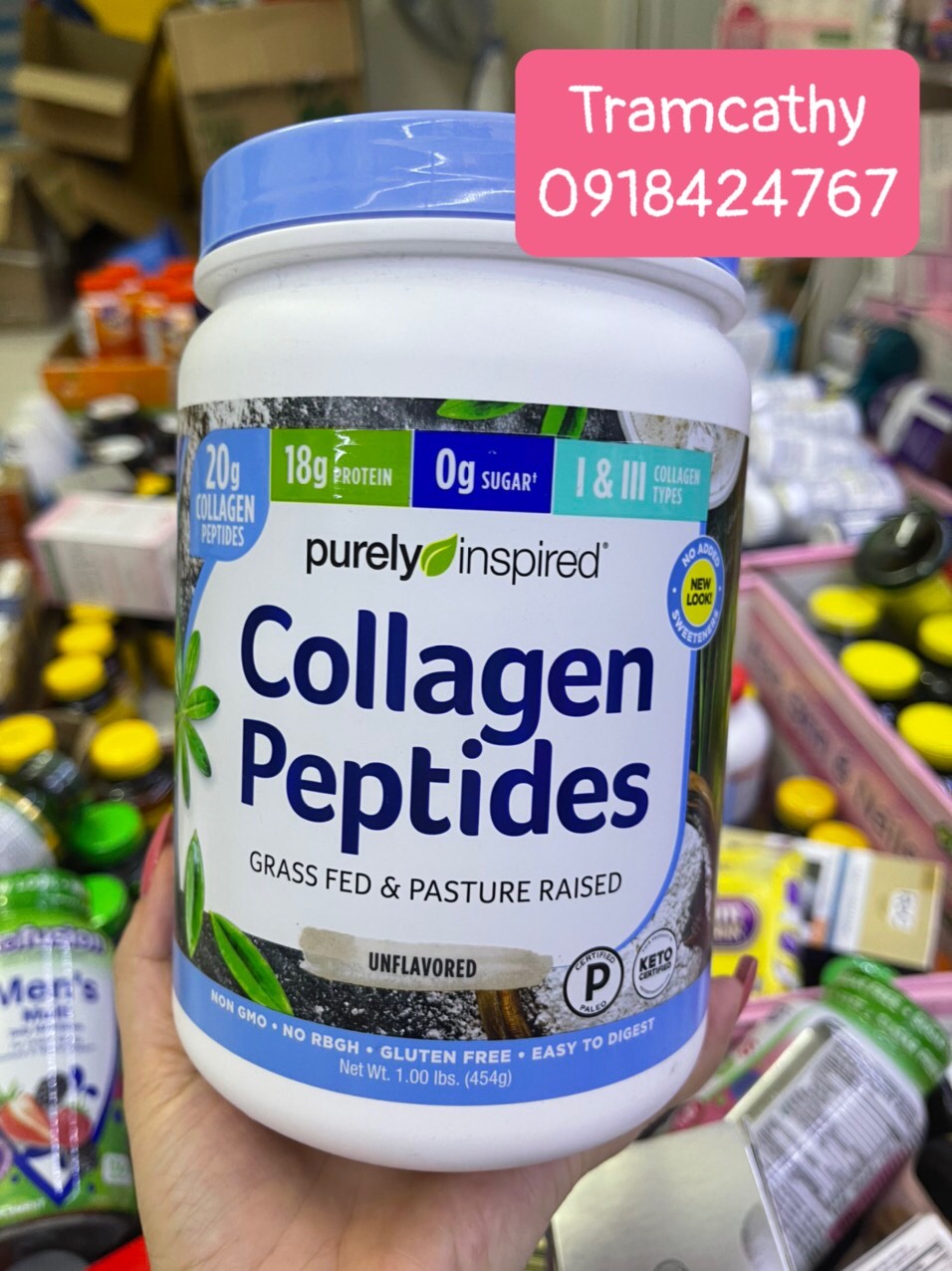 Collagen Peptides Dạng Bột 454gr