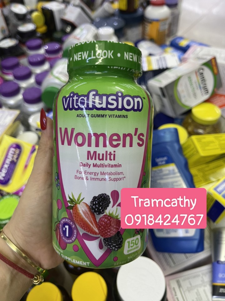 Kẹo Dẻo Vitafusion Women’s Multi  Bổ Sung Đa Vitamin Cho Nữ 150 Viên