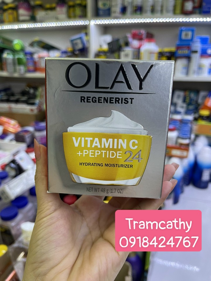 Kem dưỡng trẻ hóa làm trắng da Olay Regenerist Vitamin C+ Peptide 24 48g