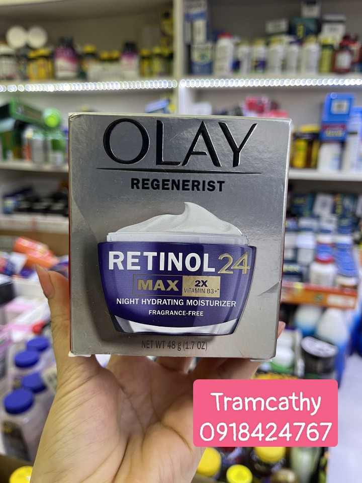 Kem Dưỡng Da Ban Đêm Olay Regenerist Retinol 24 Max 2x Vitamin B3