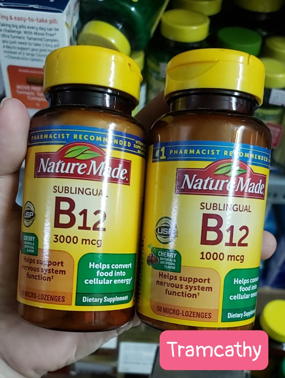 Vitamin B12 1000 mcg nature made 150 viên