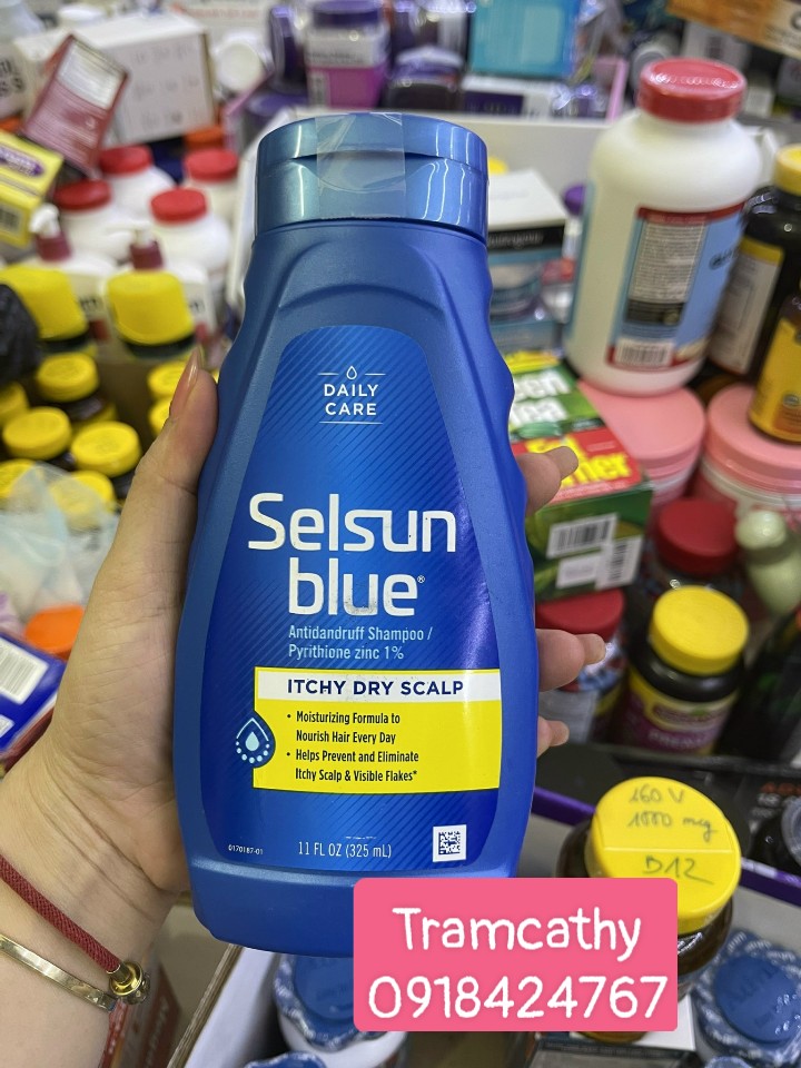 Dầu gội ngăn gàu Selsun Blue Itchy Dry Scalp 325ml