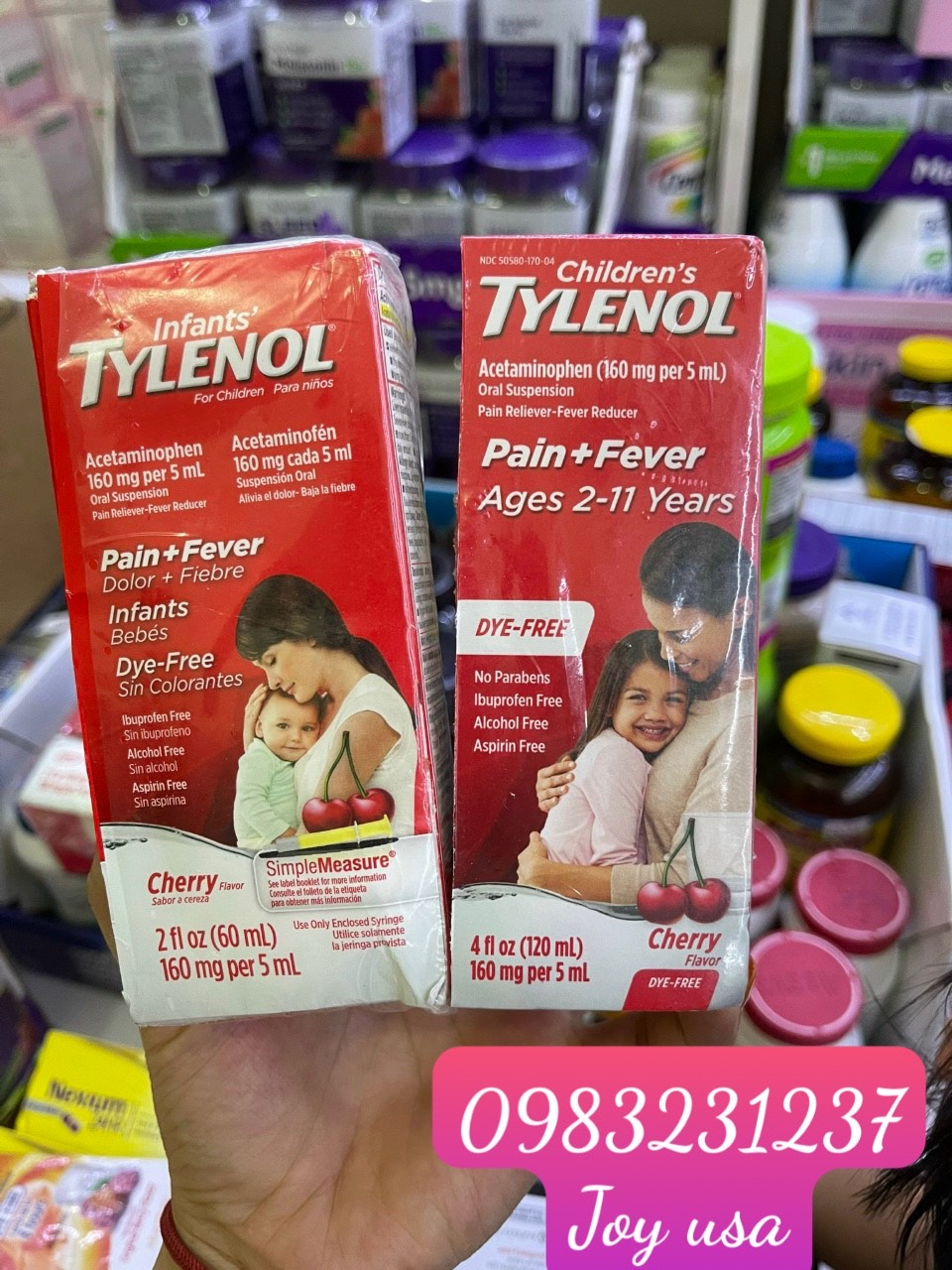 Siro giảm đau, hạ sốt cho trẻ em Tylenol Children