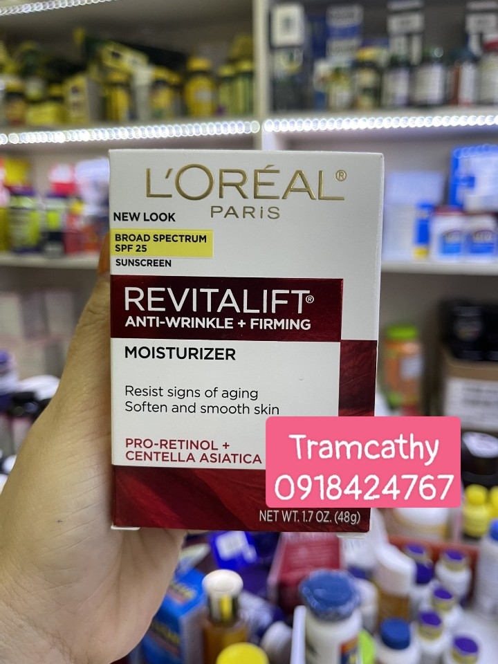 Kem dưỡng ẩm chống nhăn, làm săn chắc da L’Oreal Revitalift Anti-Wrinkle + Firming Moisturizer 48g