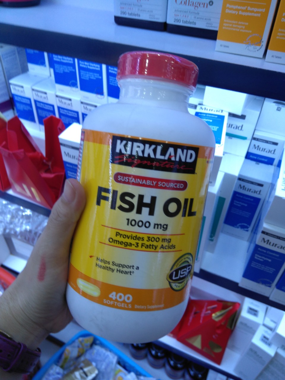 Viền dầu cá Kirland Mỹ 