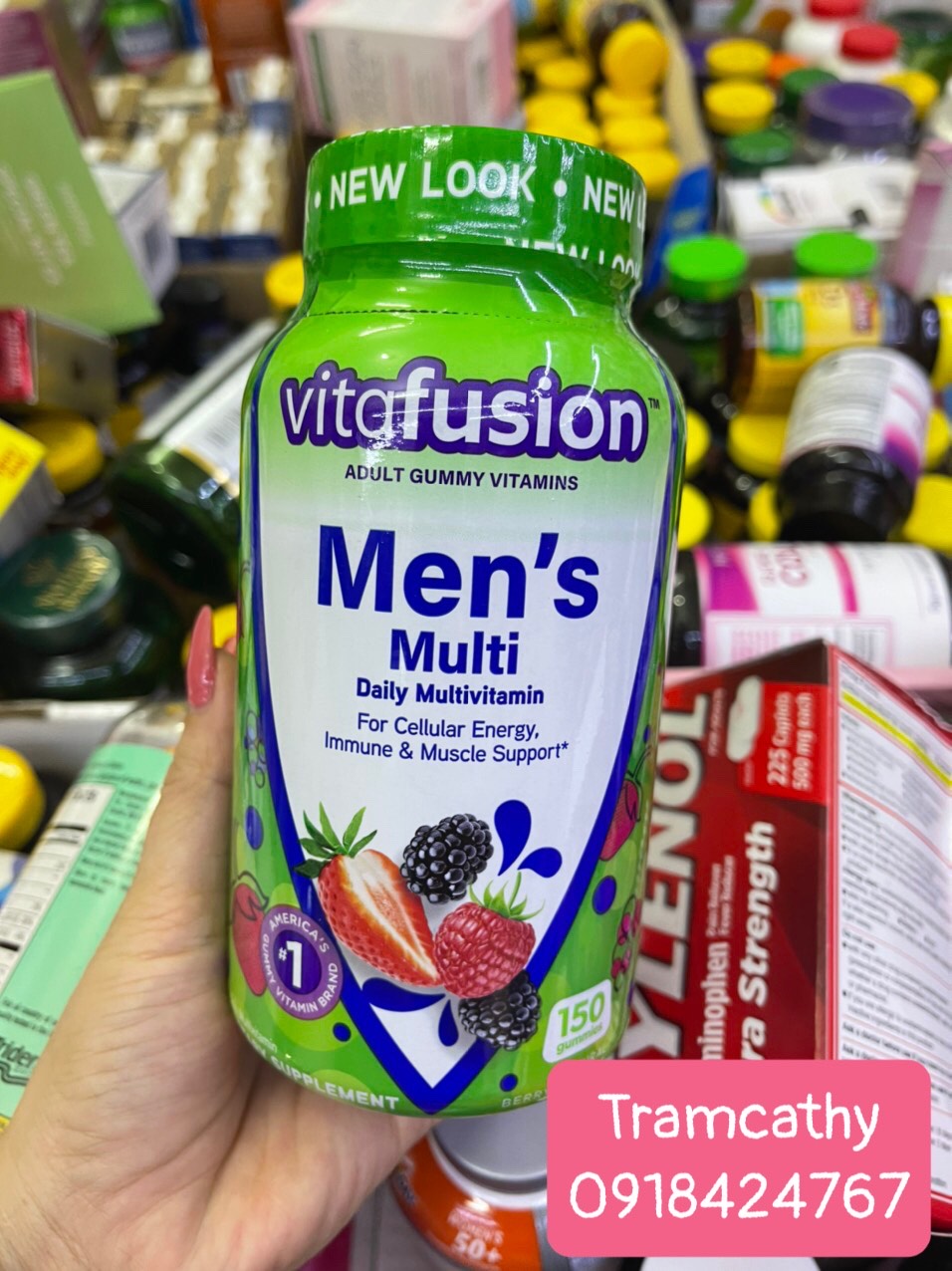 Kẹo bổ đa Vitamin dành riêng cho đàn ông Vitafusion Men’s Multivitamin