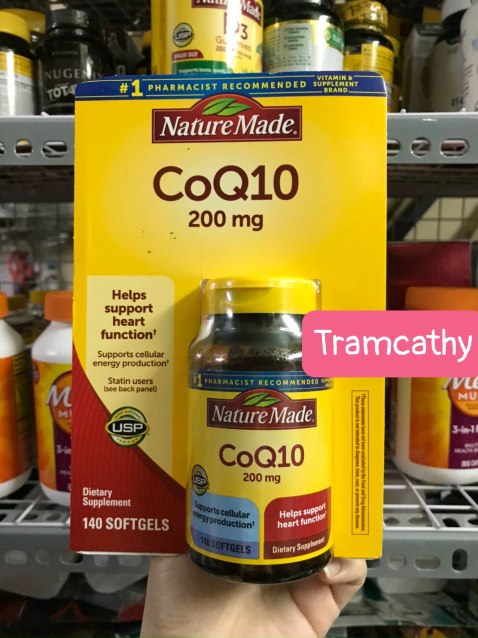 Nature Made CoQ10 200 mg bổ tim mạch
