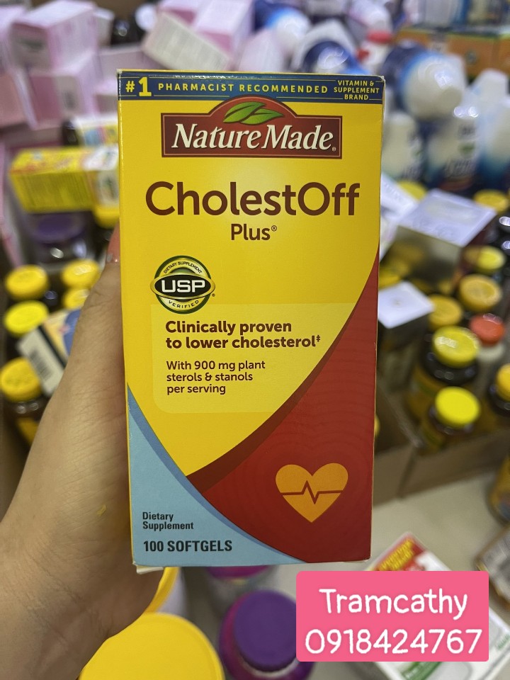 Viên uống giảm cholesterol Nature Made Cholest Off Plus 100 viên