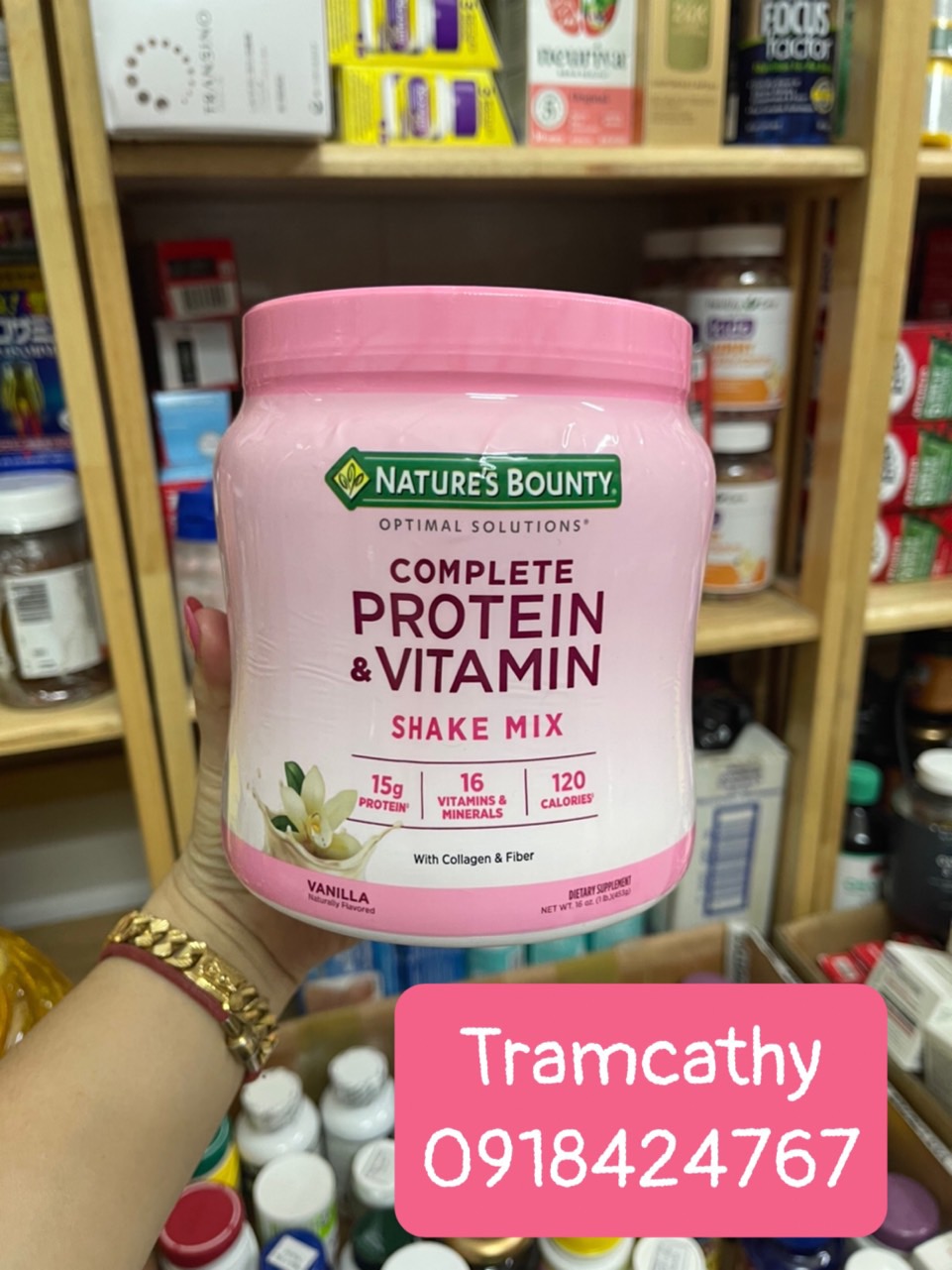 Bột Protein Nature’s Bounty Complete Protein & Vitamin