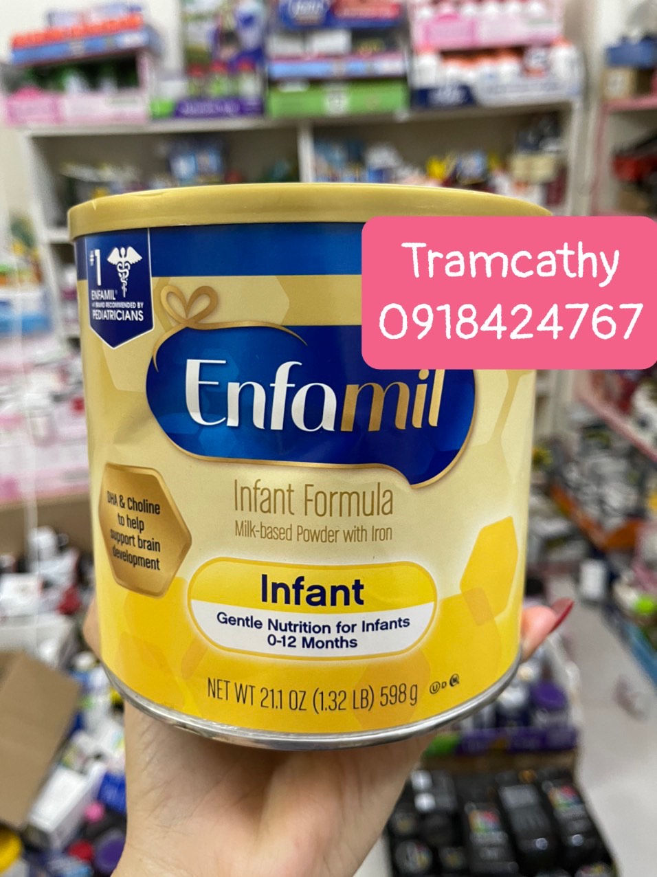 sữa enfamil mỹ Enfamil Infant Formula dành cho trẻ dưới 1 tuổi
