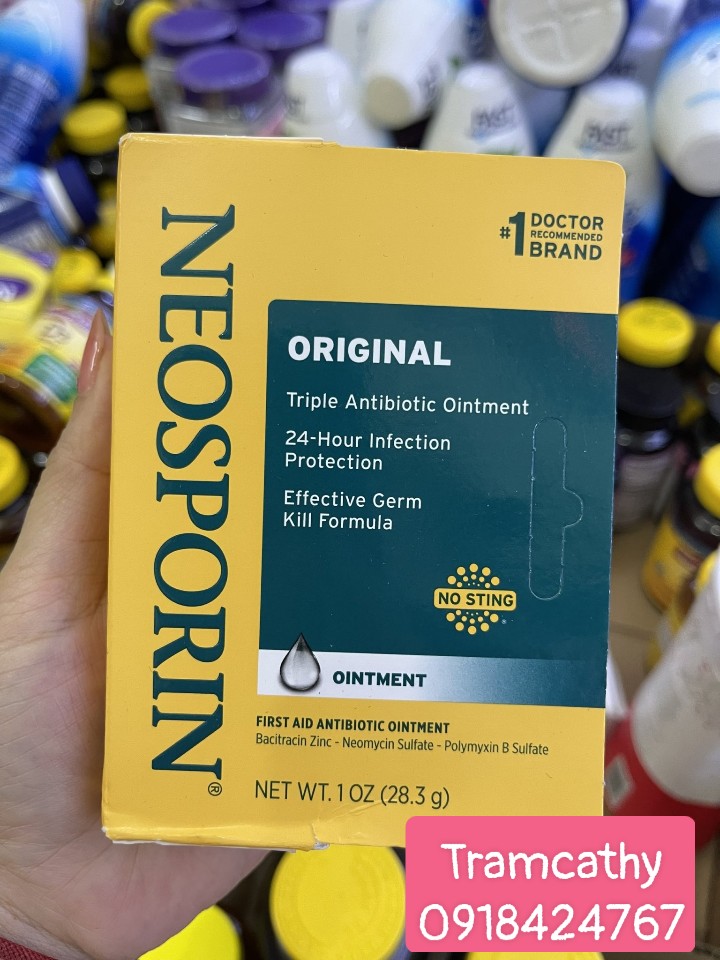 Kem mỡ kháng viêm, liền sẹo Neosporin Original Ointment 28.3g