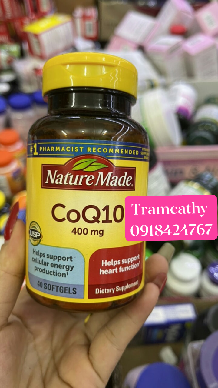 Viên uống hỗ trợ tim mạch coq10 nature made 200 mg