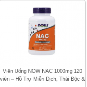 NAC 600mg khác gì so với Milk Thistle (Cây kế sữa)? Nên chọn loại nào để hỗ trợ gan tốt hơn?