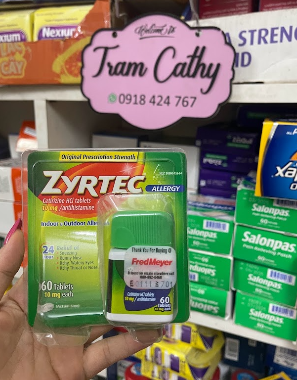 Zyrtec Allergy 10mg là thuốc gì