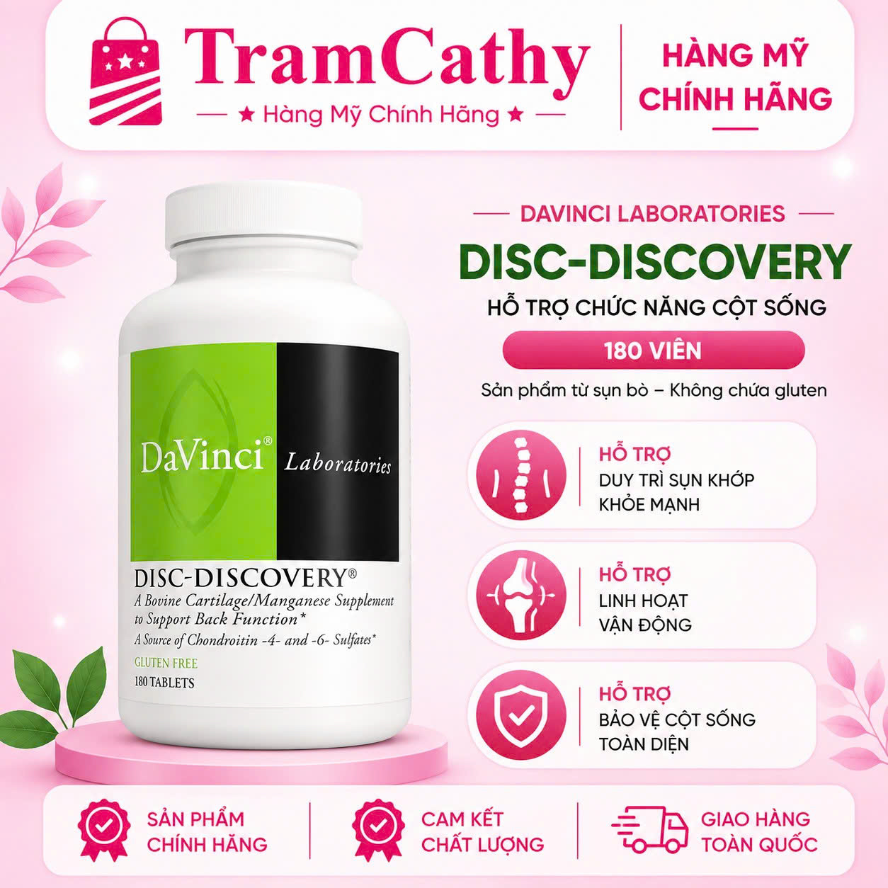 DaVinci Disc-Discovery là gì? Thành phần, công dụng và cách sử dụng