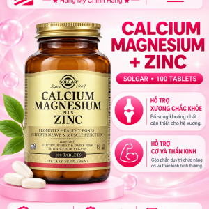 Canxi, Magie và Kẽm có tác dụng gì đối với xương và cơ bắp?