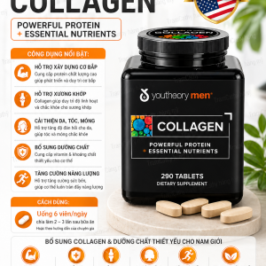 Nam giới có cần bổ sung collagen không? Lợi ích của Youtheory Men Collagen