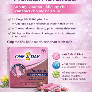 One A Day Prenatal Advanced có gì đặc biệt hơn so với nhiều vitamin bầu khác?