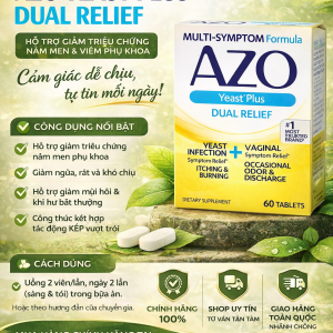 Review AZO Yeast Plus: Có thực sự hiệu quả cho viêm nấm không?