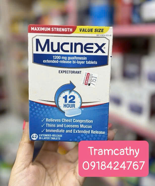 Công dụng vượt trội của Mucinex Maximum Strength 1200mg