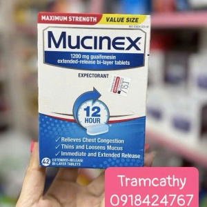 Công dụng vượt trội của Mucinex Maximum Strength 1200mg