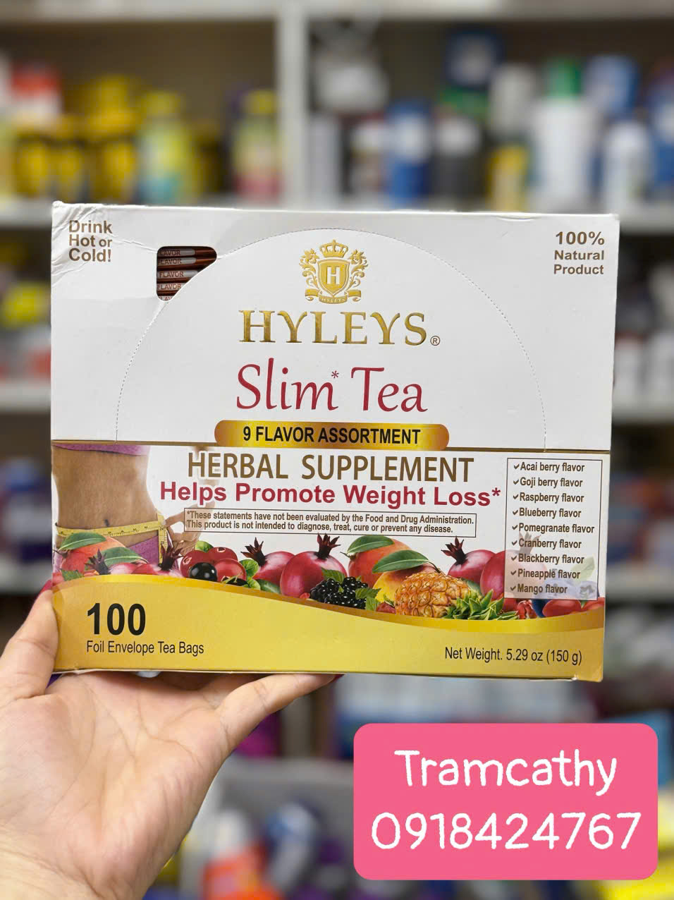 Hyleys Slim Tea có tốt không? Review chi tiết về trà giảm cân Hyleys Slim Tea