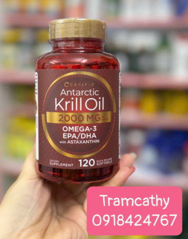 Krill Oil là gì? Tác dụng nổi bật của dầu nhuyễn thể Krill Oil đối với sức khỏe tim mạch, não bộ và khớp