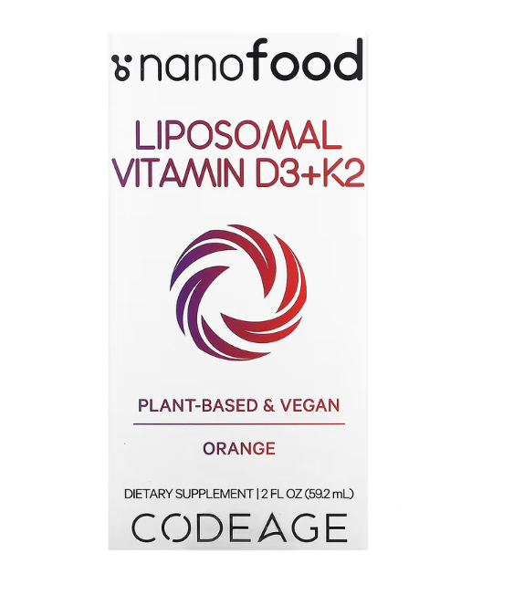 Thanh lý date 1-2025  Vitamin D3+K2 Codeage
