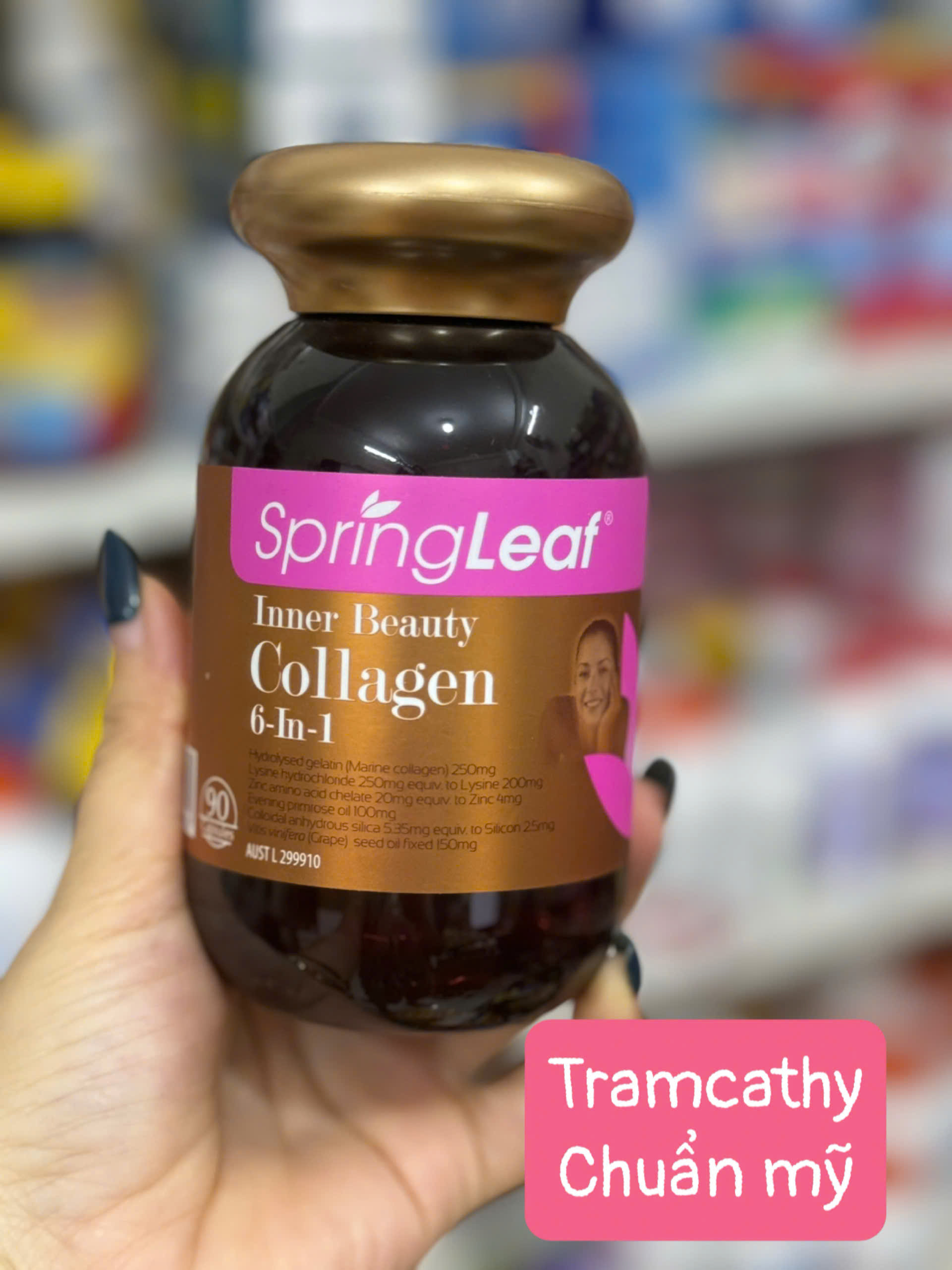 Spring Leaf Inner Beauty Collagen 6-In-1 – Bí Quyết Cho Làn Da Tươi Trẻ và Sức Khỏe Toàn Diện