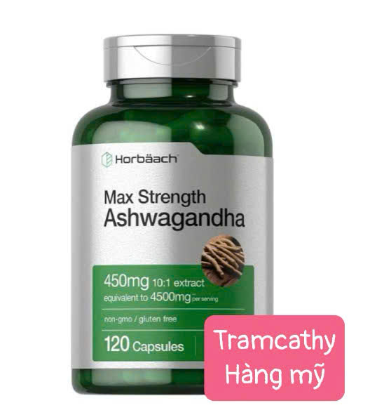 Probach Ashwagandha 4500mg – Giảm stress, hỗ trợ giấc ngủ, tăng sức đề kháng – Lọ 120 viên
