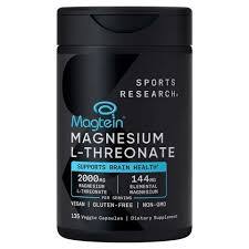 135 viên Sports Research Magtein Magnesium L-Threonate 2000mg 
