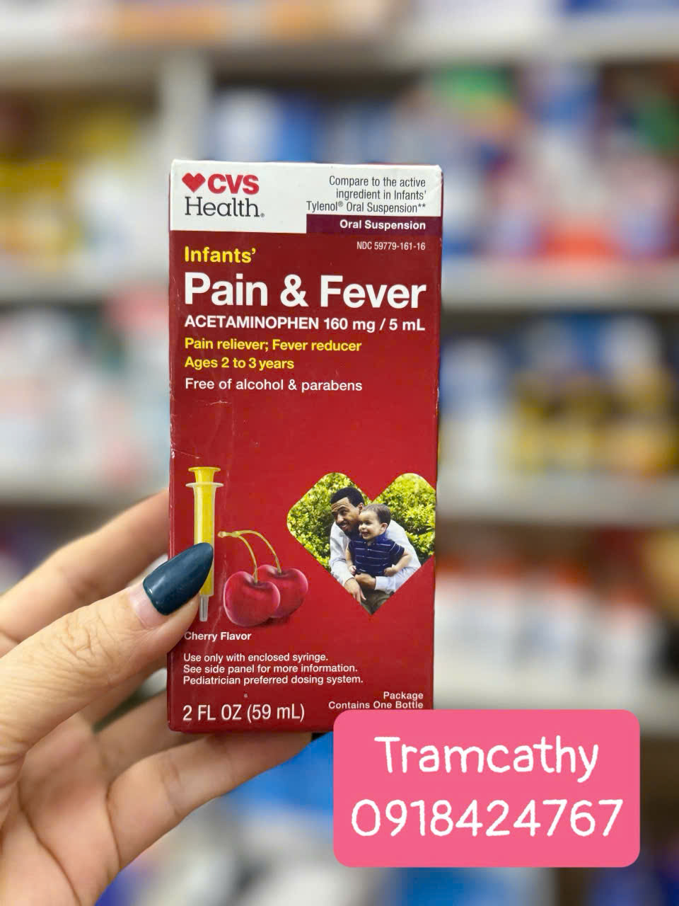 CVS Health Infants Pain & Fever – Giảm Đau, Hạ Sốt An Toàn Cho Trẻ Sơ Sinh       Tổng quan về sản ph