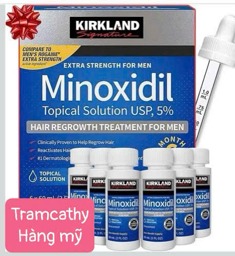 6chai 6ml Kirkland Minoxidil 5% – Dung Dịch Hỗ Trợ Mọc Tóc Cho Nam, Giảm Rụng Tóc Hiệu Quả