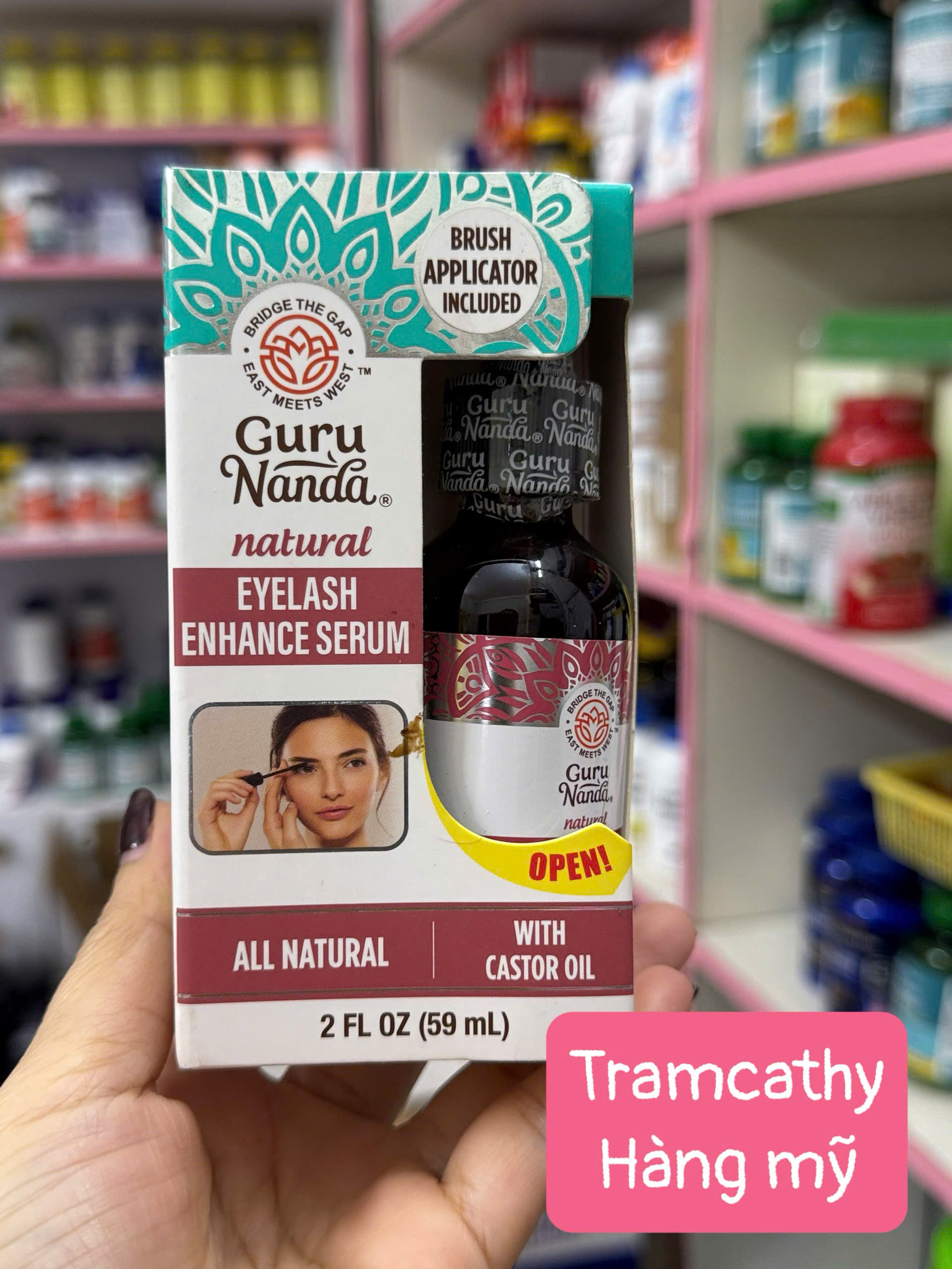 Serum Dưỡng Mi  Guru Nanda Natural Eyelash Enhance Serum 59ml – 