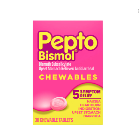 Thực phẩm chức năng Thuốc chuyên trị tiêu hóa dạ dày Pepto Bismol 30 viên của Mỹ
