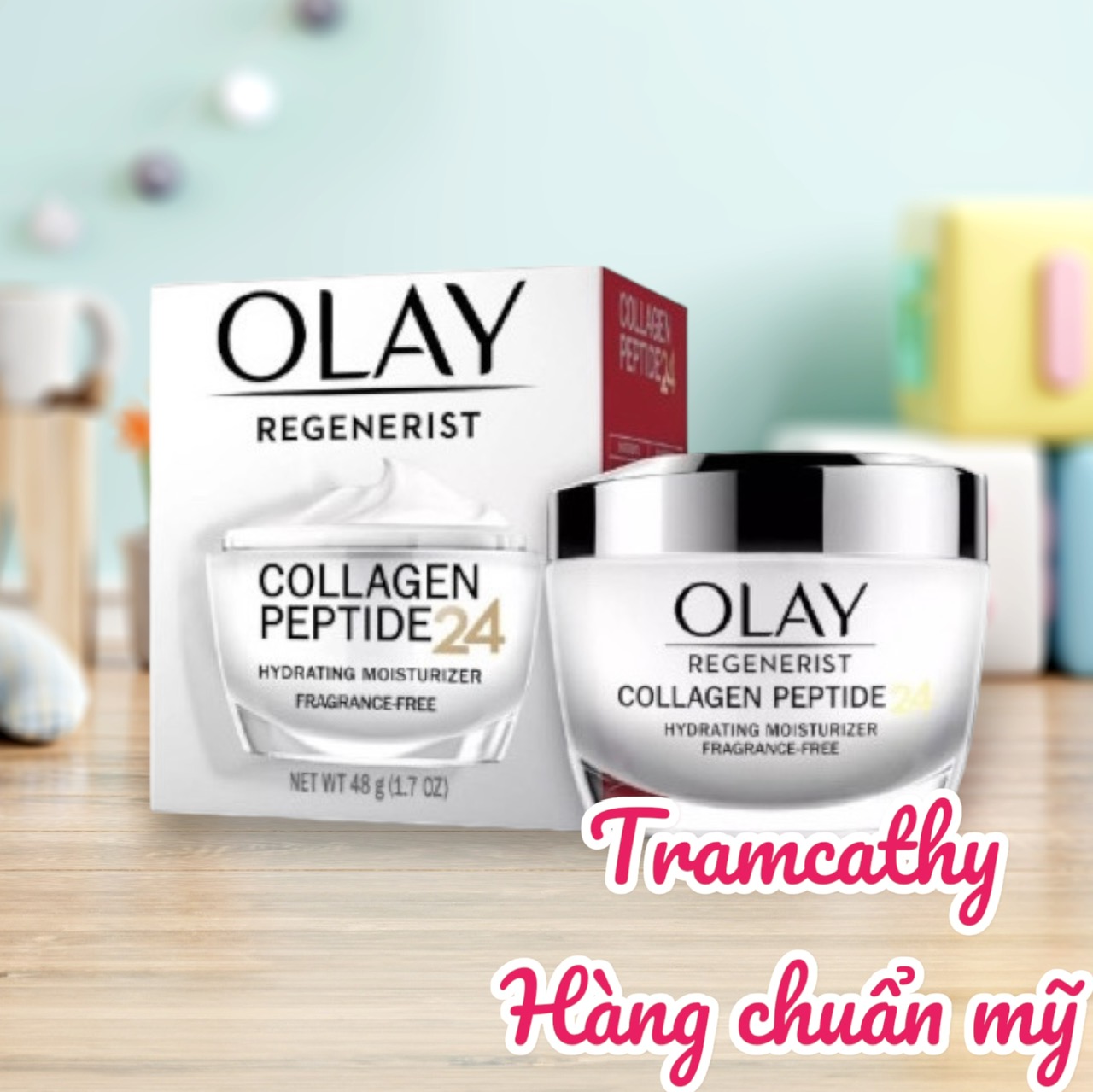 Olay mỹ-Olay Regenerist Collagen Peptide 24 Hydrating Moisturizer 