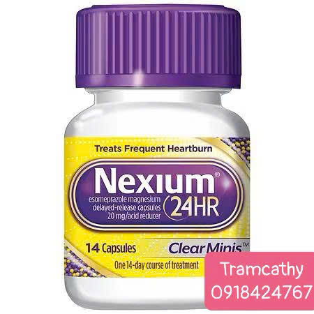 14 viên Nexium 24HR ClearMinis 20mg – 14 viên