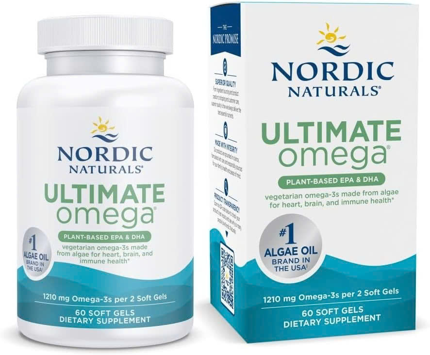 60 viên Thuần chay Nordic Naturals Ultimate Omega Plant-Based – Omega 3 từ tảo cho ngưòi ăn chay