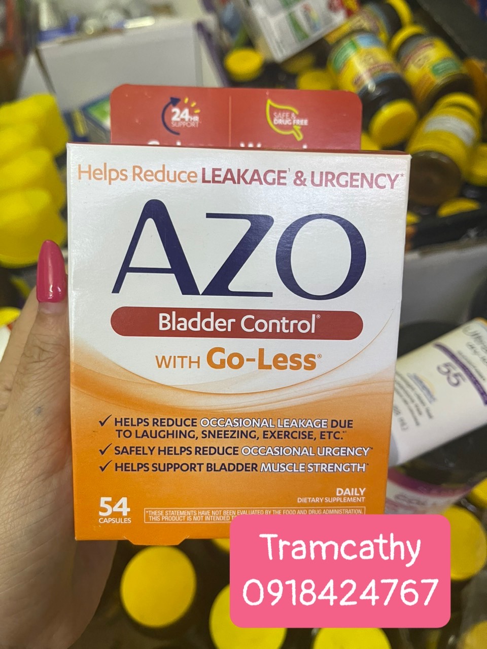 AZO Bladder Control with Go-Less 54 viên