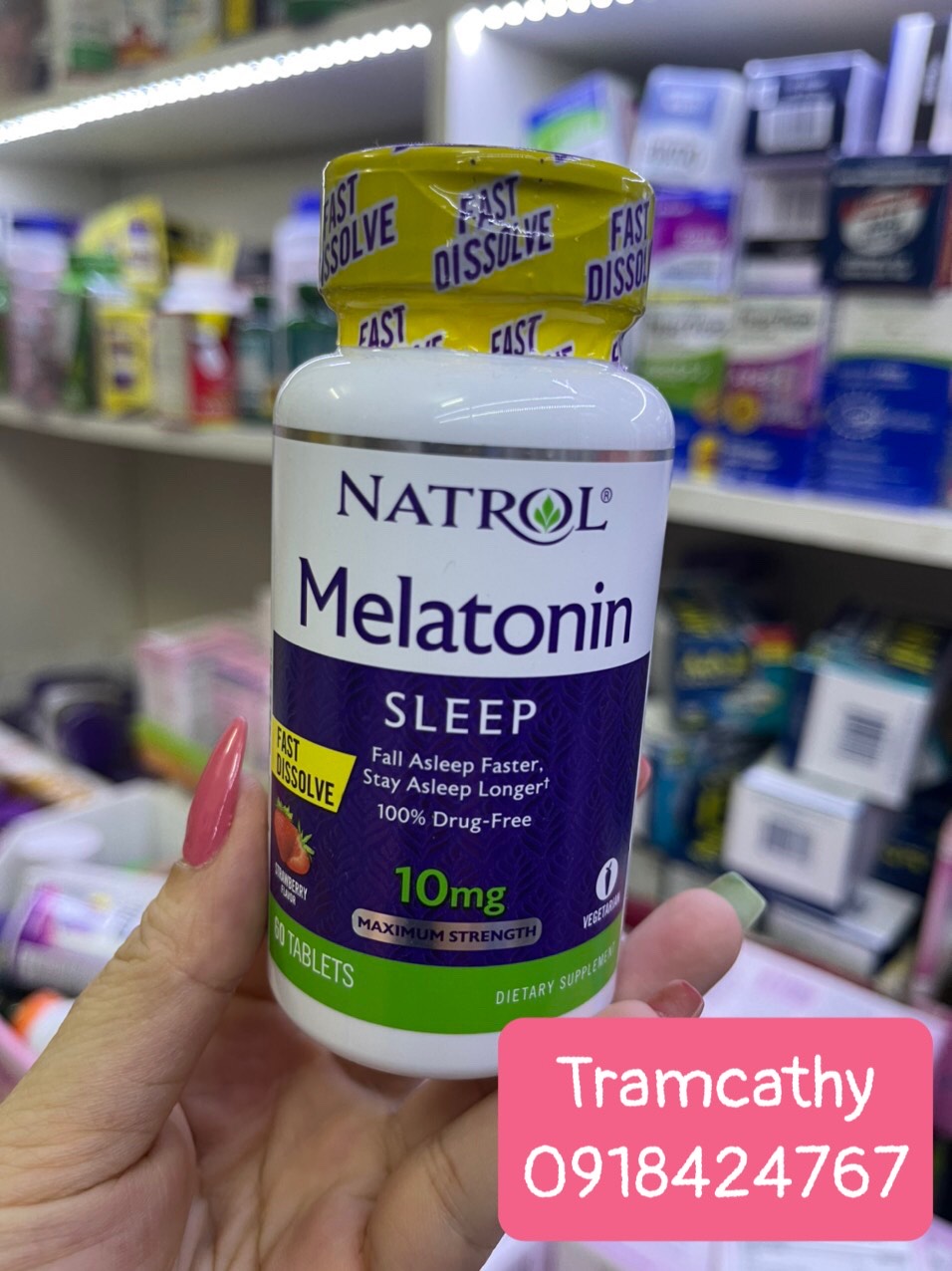  Natrol Melatonin 10 mg 100 viên