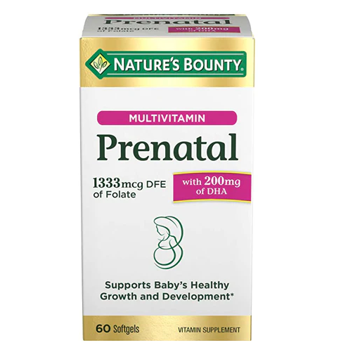 Vitamin cho bà bầu Nature’s Bounty Prenatal Multivitamin 60 viên
