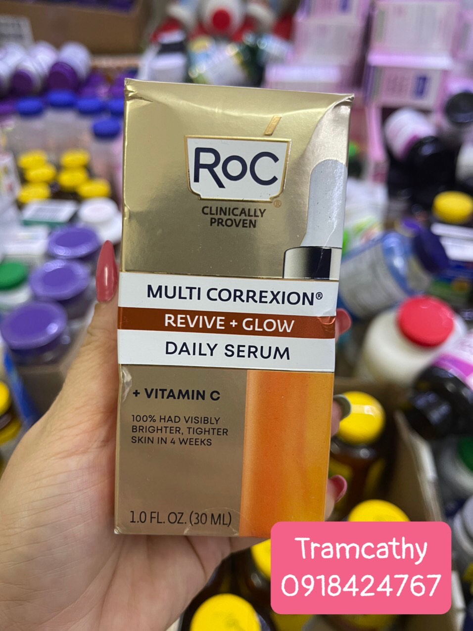 Tinh Chất Sáng Da RoC Multi Correxion Revive + Glow Vitamin C Daily Serum 30ml