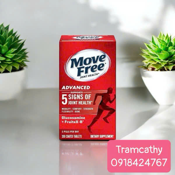 200 viên Move Free Advanced - Viên Uống Hỗ Trợ Khớp Hiệu Quả, Tăng Cường Sự Linh Hoạt