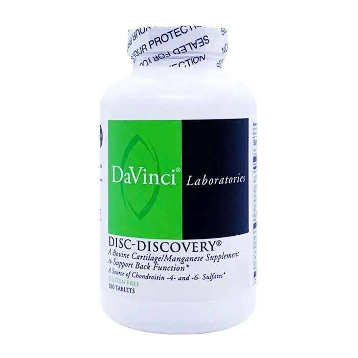 180 Viên Sụn khí quản bò rừng DaVinci Disc-Discovery (DICS – Discovery) 180 viên – Hỗ trợ thoái hóa 
