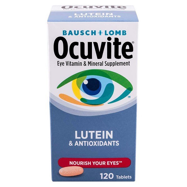 Thuốc bổ mắt ocuvite eye vitamin & mineral with lutein 120 viên
