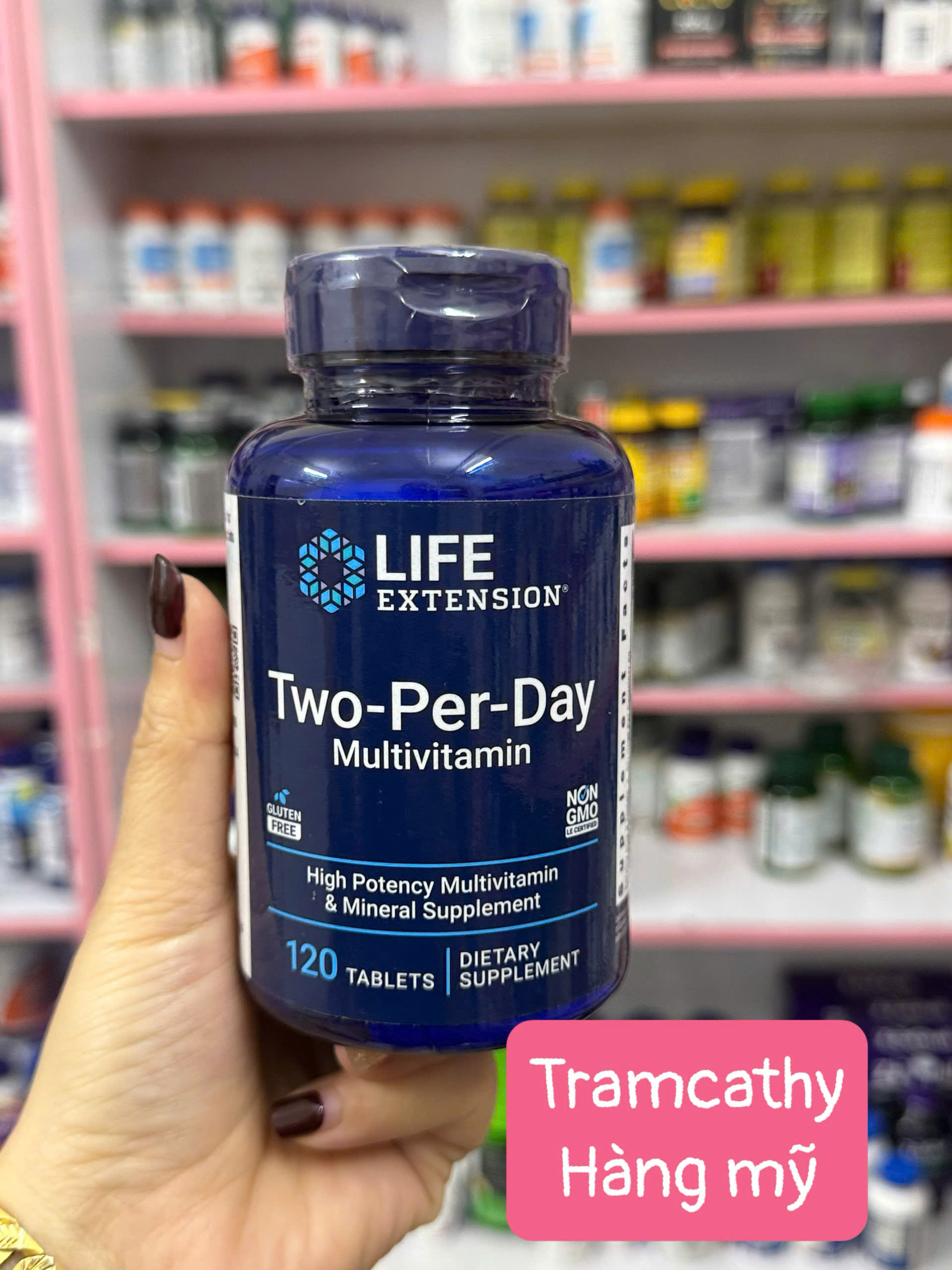 120 viên Life Extension Two-Per-Day Multivitamin 120 viên – Vitamin tổng hợp liều cao giúp tăng cườn