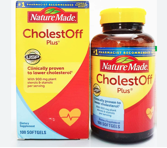 Viên uống giảm cholesterol Nature Made Cholest Off Plus 450mg 100 viên