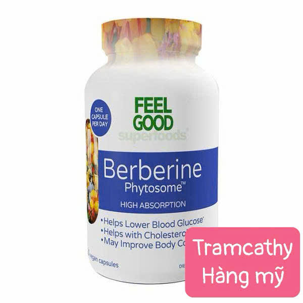 120 viên Feel Good Superfoods Berberine Phytosome High Absorption