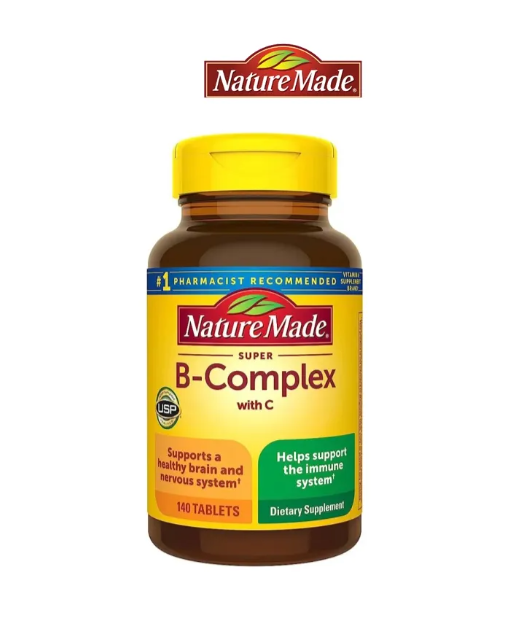 Date 7-2025 Nature Made Super B-Complex with Vitamin C 140 viên