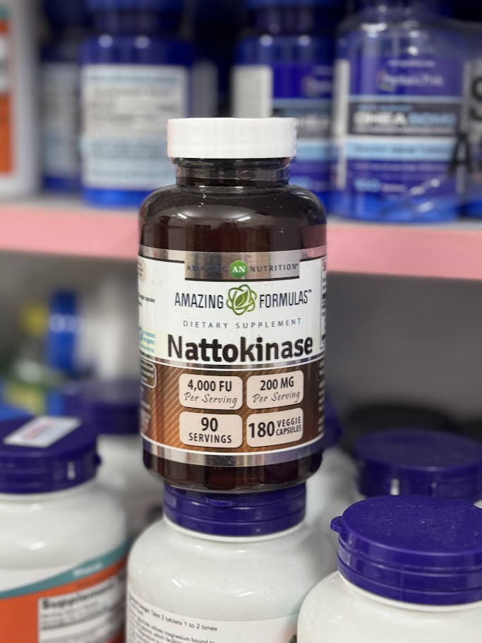 180 Viên Viên uống Nattokinase 4000FU Amazing Formulas – Hỗ trợ tim mạch và tuần hoàn máu